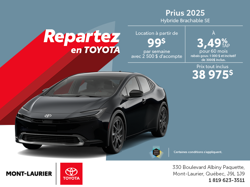 Toyota Prius Plug-In Hybrid 2025