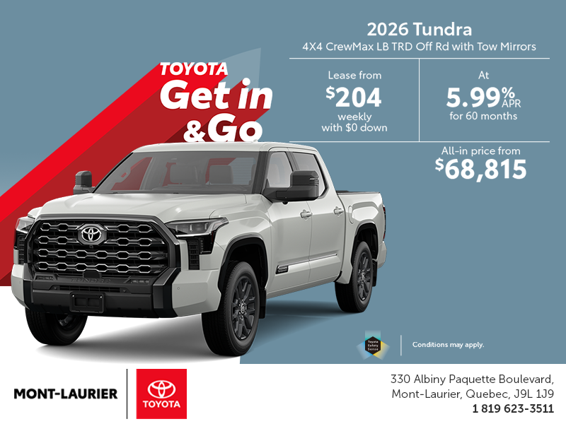 2026 Toyota Tundra