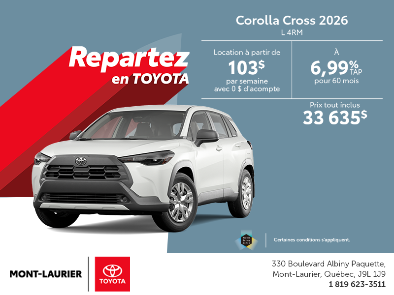 Toyota Corolla Cross 2026