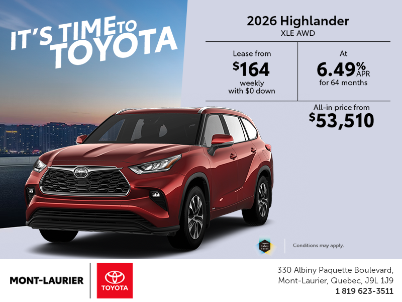 2026 Toyota Highlander