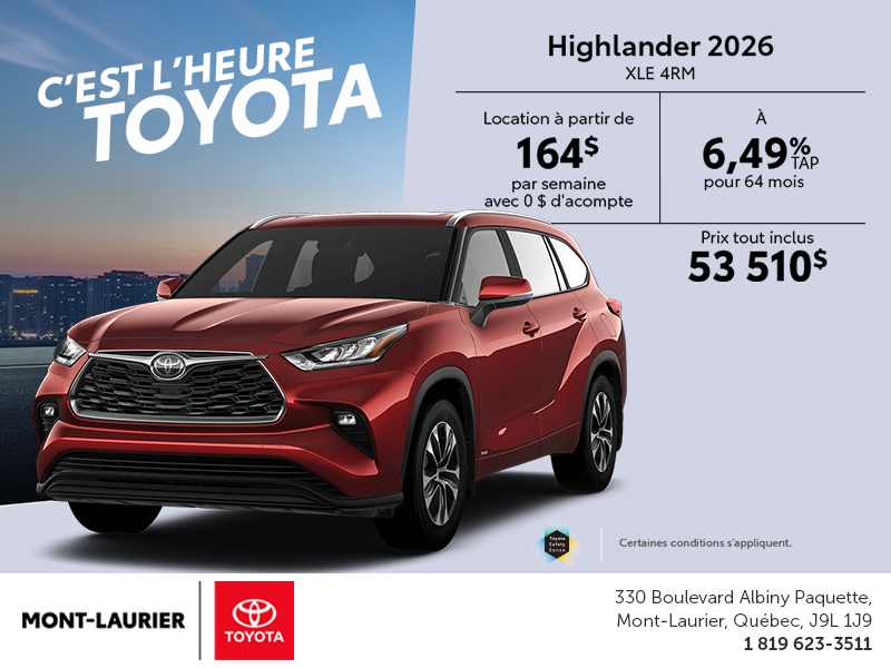 Toyota Highlander 2026