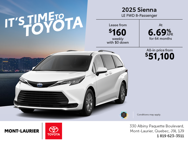 2025 Toyota Sienna Hybrid