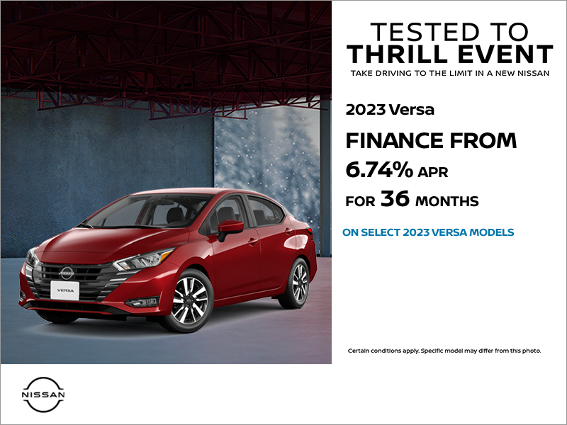 Trevors Nissan In Miramichi Get The 2023 Nissan Versa Today 