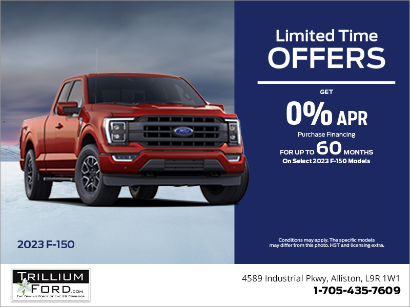 Trillium Ford Lincoln Ltd. – Alliston in Alliston | 2023 Ford F-150!