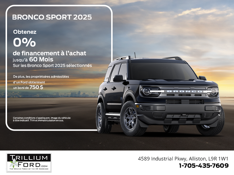 Ford Bronco Sport 2025