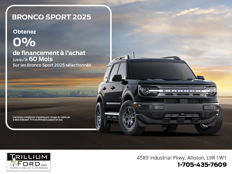 Ford Bronco Sport 2025