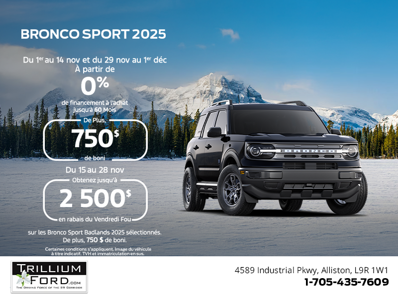 Ford Bronco Sport 2025