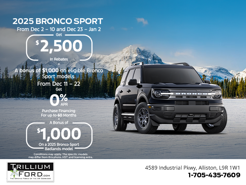 2025 Ford Bronco Sport
