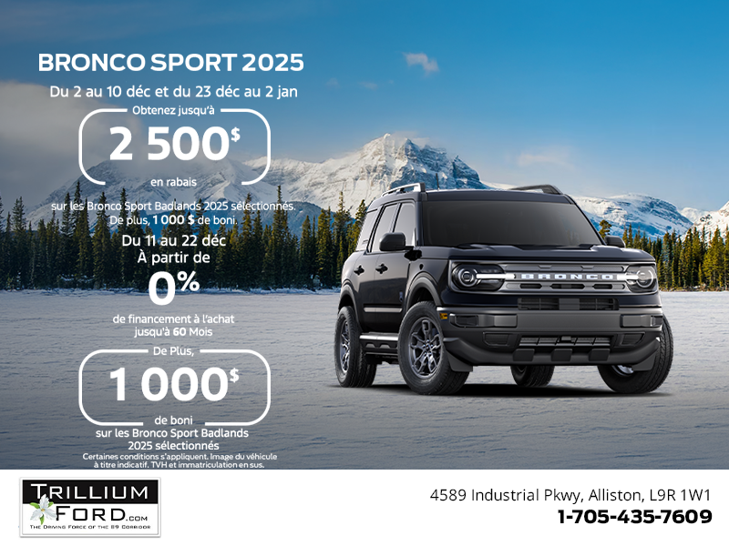 Ford Bronco Sport 2025