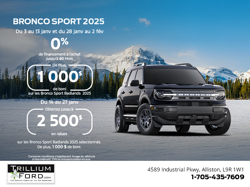 Ford Bronco Sport 2025