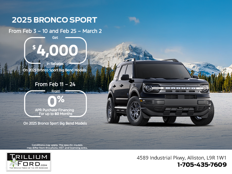 2025 Ford Bronco Sport