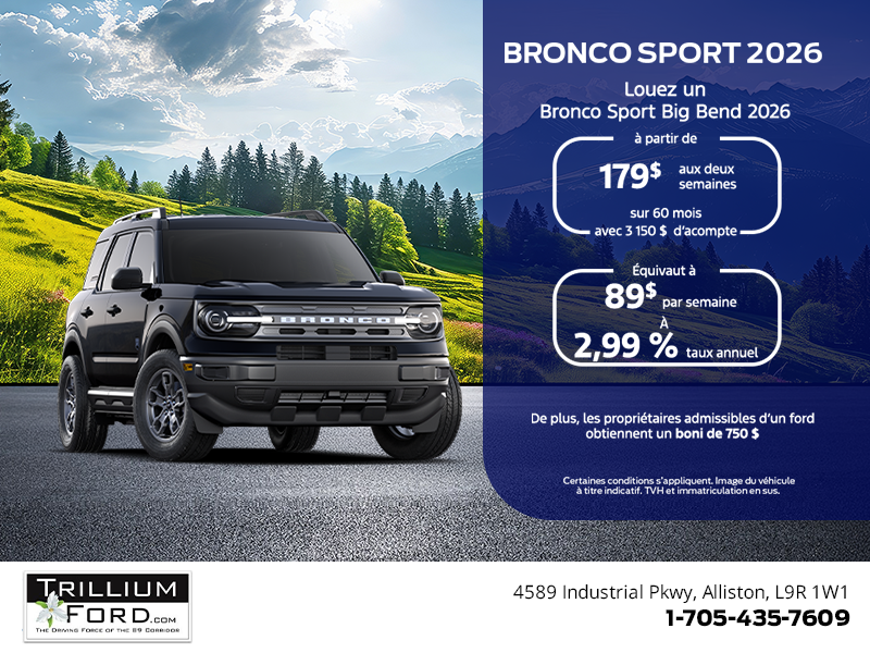 Ford Bronco Sport 2026