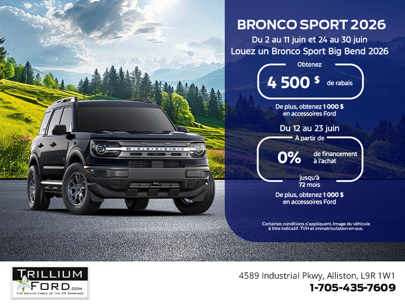 Ford Bronco Sport 2026