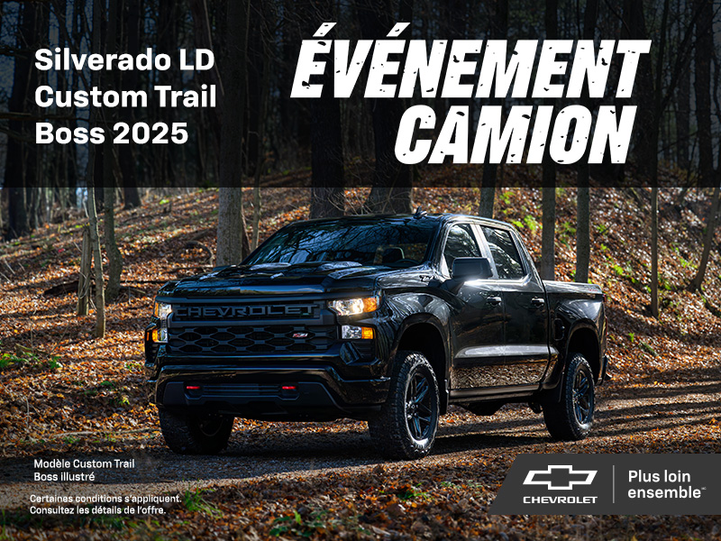 Le Chevrolet Silverado LD Custom Trail Boss 2025