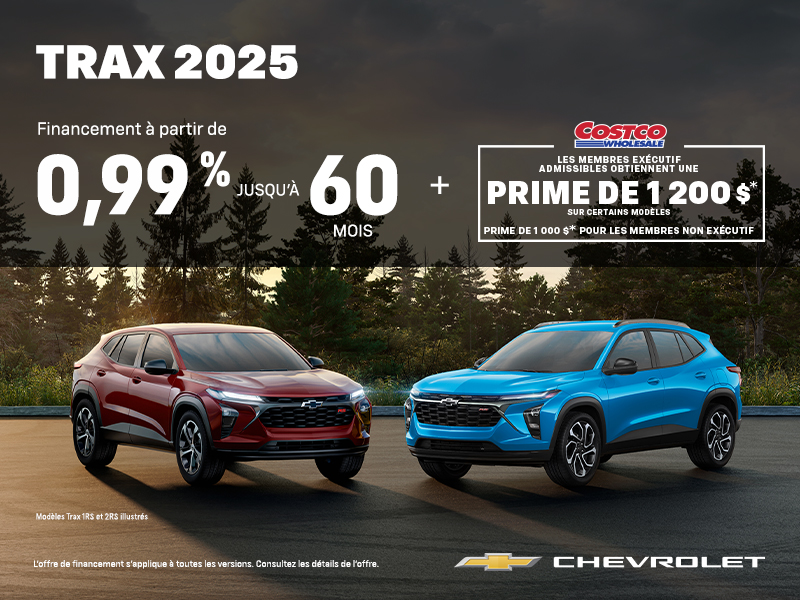 Le Chevrolet Trax 2025