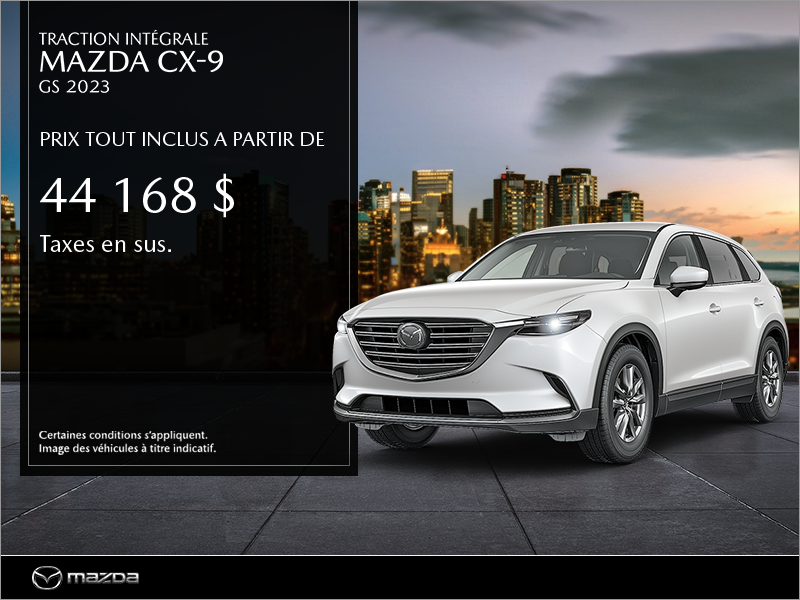 Procurez-vous le Mazda CX-9 2023 aujourd'hui!