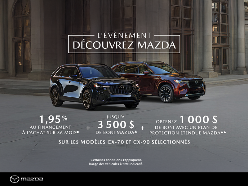 L'événement Découvrez Mazda