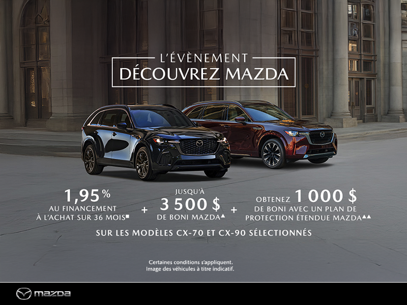 L'événement Découvrez Mazda