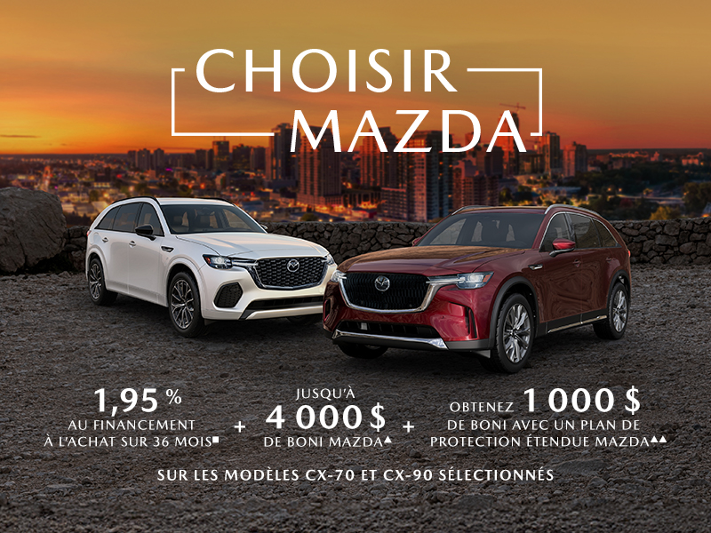 L'événement Choisir Mazda