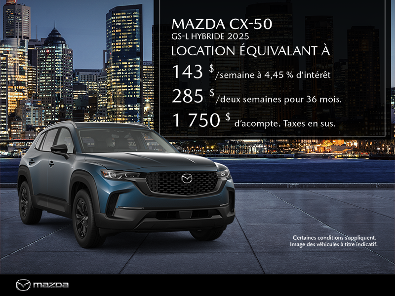 Procurez-vous le Mazda Cx-50 Hybride 2025