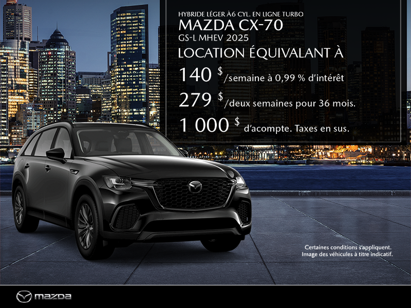 Procurez-vous le Mazda Cx-70 Mhev 2025