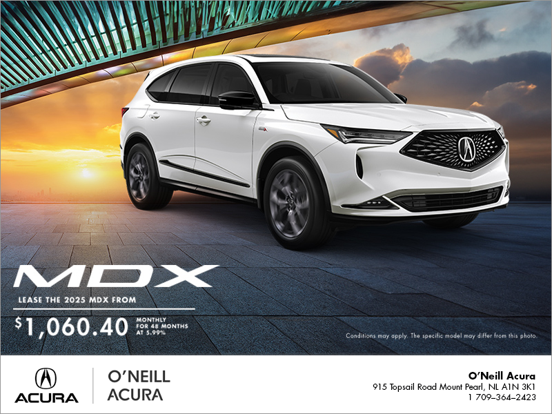 O'Neill Acura in Mount Pearl  2025 Acura MDX