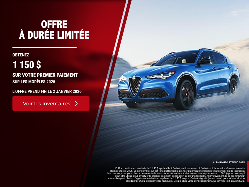 L'événement mensuel Alfa Romeo