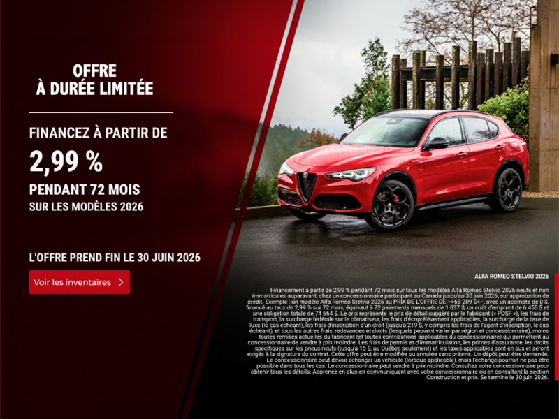 Alfa Romeo Stelvio 2026