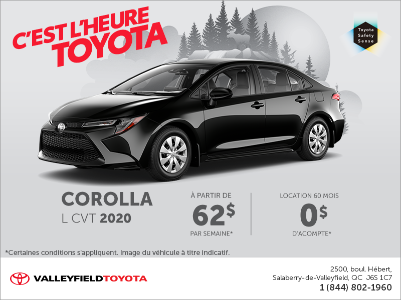 Toyota Corolla L CVT 2020 Toyota Corolla L CVT 2020