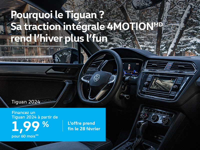 Procurez-vous le Volkswagen Tiguan 2024