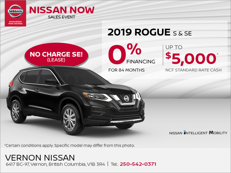 Get the 2019 Nissan Rogue Today!