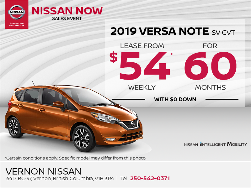 Get the 2019 Nissan Versa Note