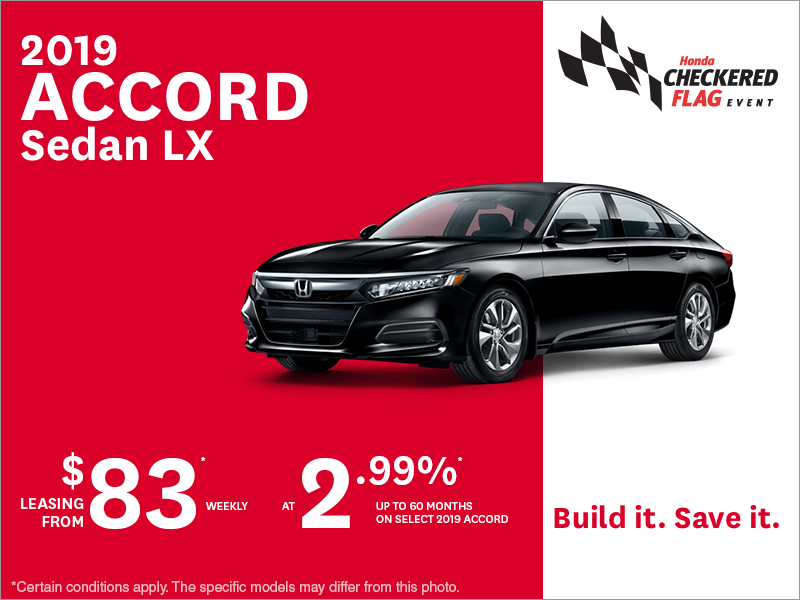 Villeneuve Honda Joliette Lease The 2019 Honda Accord Sedan