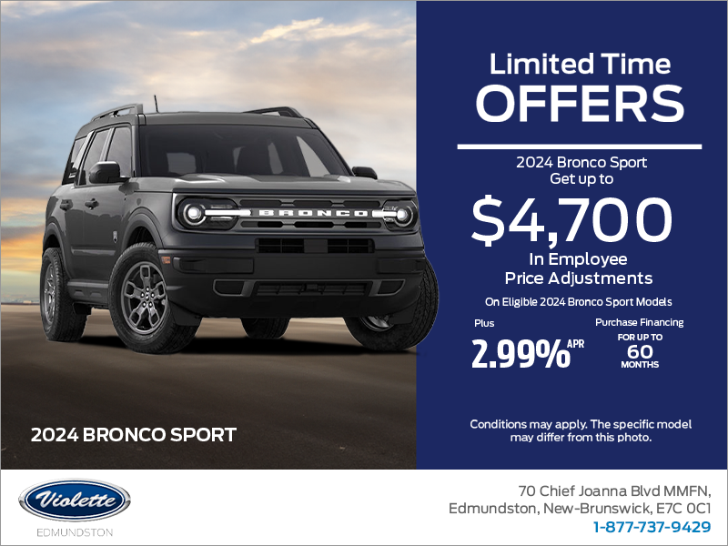 2024 Ford Bronco Sport!