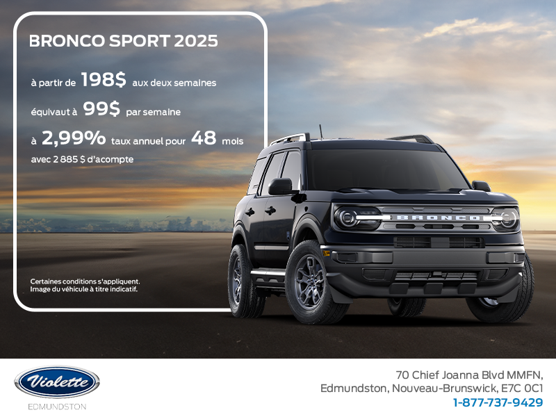Ford Bronco Sport 2025
