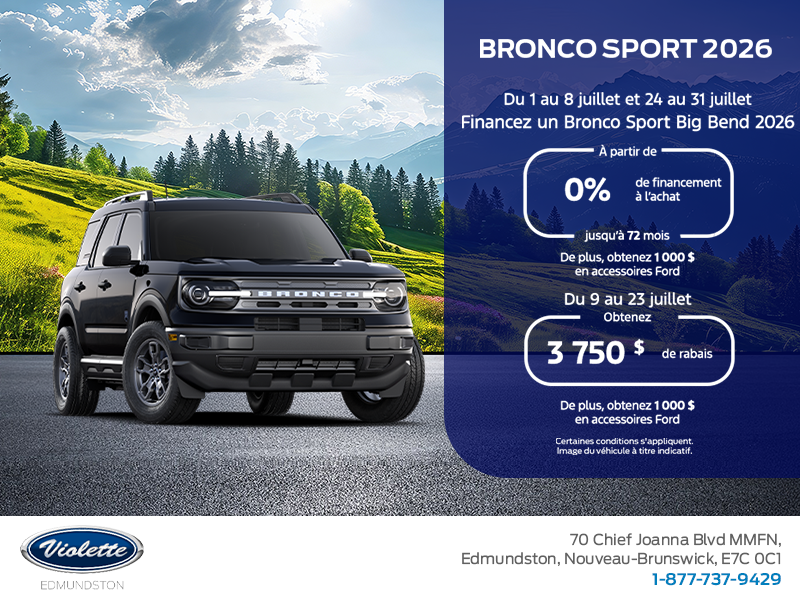 Ford Bronco Sport  2026
