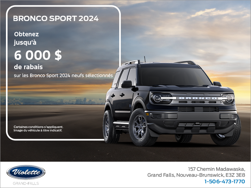 Ford Bronco Sport 2024 !