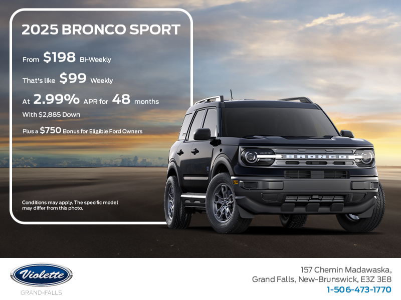 2025 Ford Bronco Sport