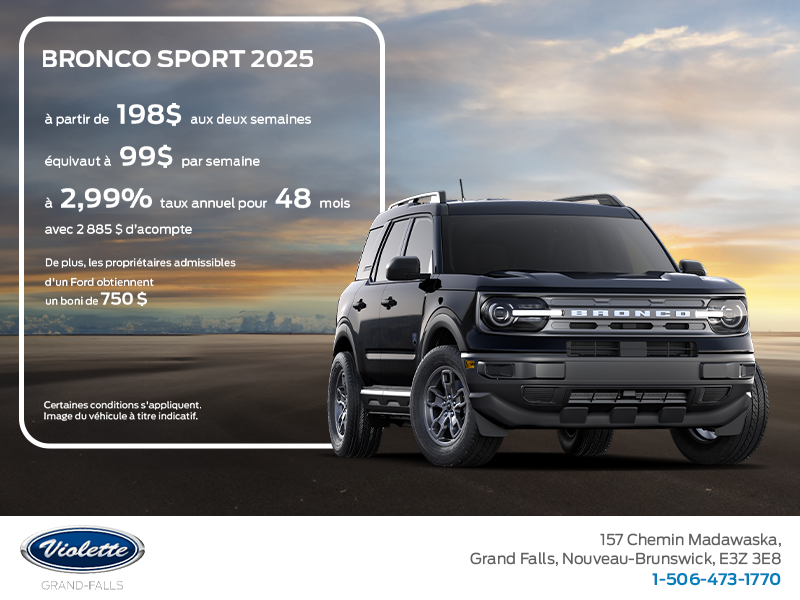 Ford Bronco Sport 2025