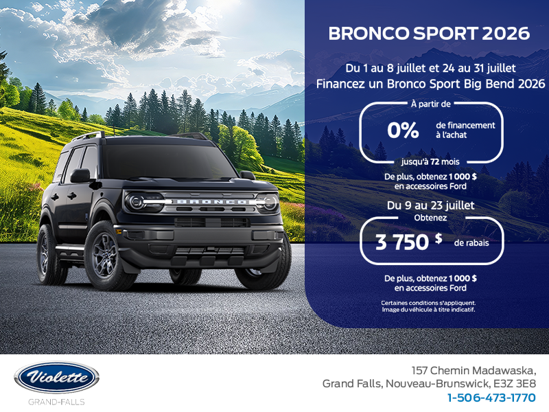 Ford Bronco Sport  2026
