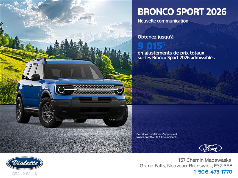 Ford Bronco Sport  2026