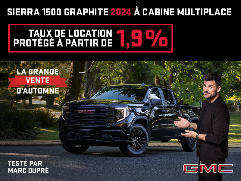 Le GMC Sierra 1500 Graphite 2024