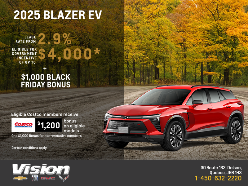 Get the 2025 Chevrolet Blazer EV