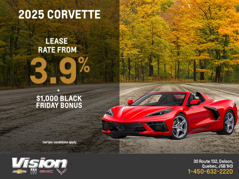 Get the 2025 Chevrolet Corvette