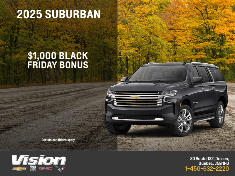Get the 2025 Chevrolet Suburban