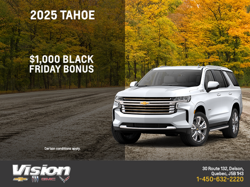 Get the 2025 Chevrolet Tahoe