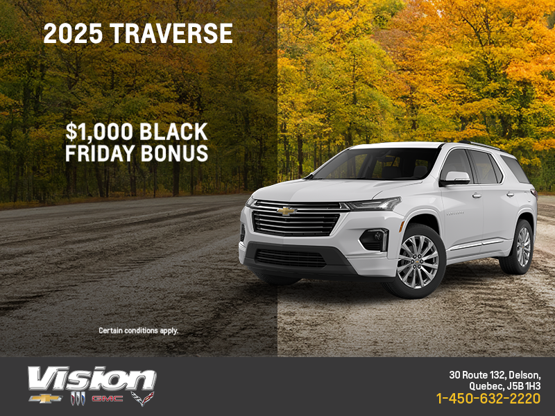 Get the 2025 Chevrolet Traverse