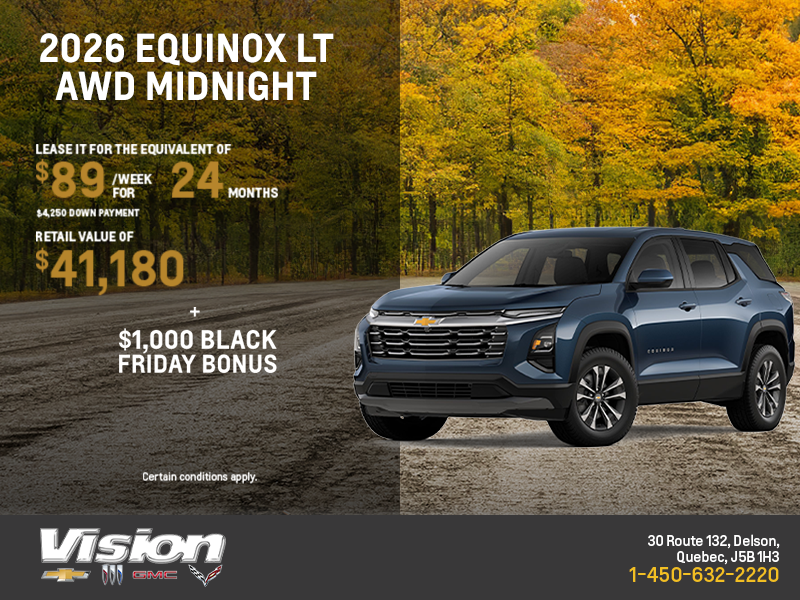 Get the 2026 Chevrolet Equinox LT AWD