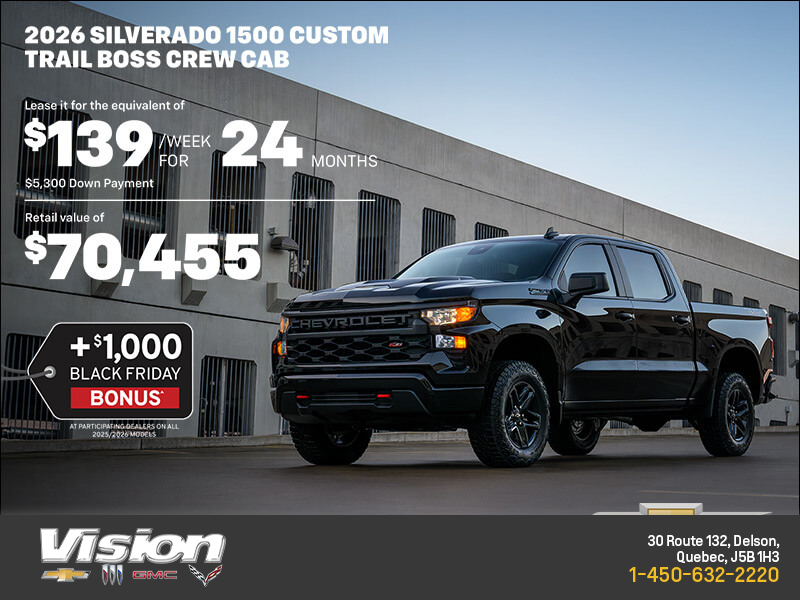 Get the 2026 Chevrolet Silverado 1500