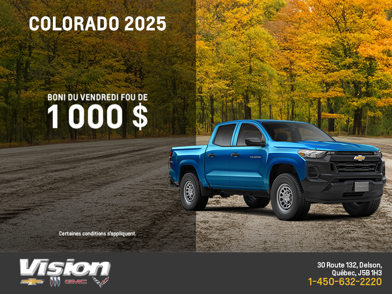 Le Chevrolet Colorado 2025